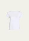fitted cotton tee