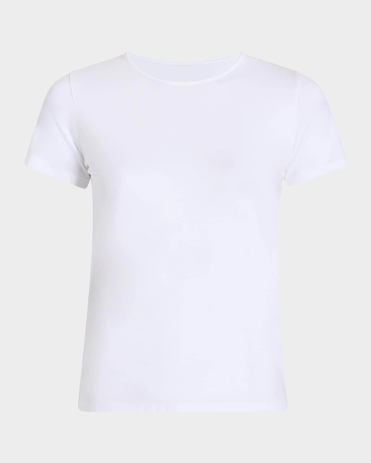 fitted cotton tee