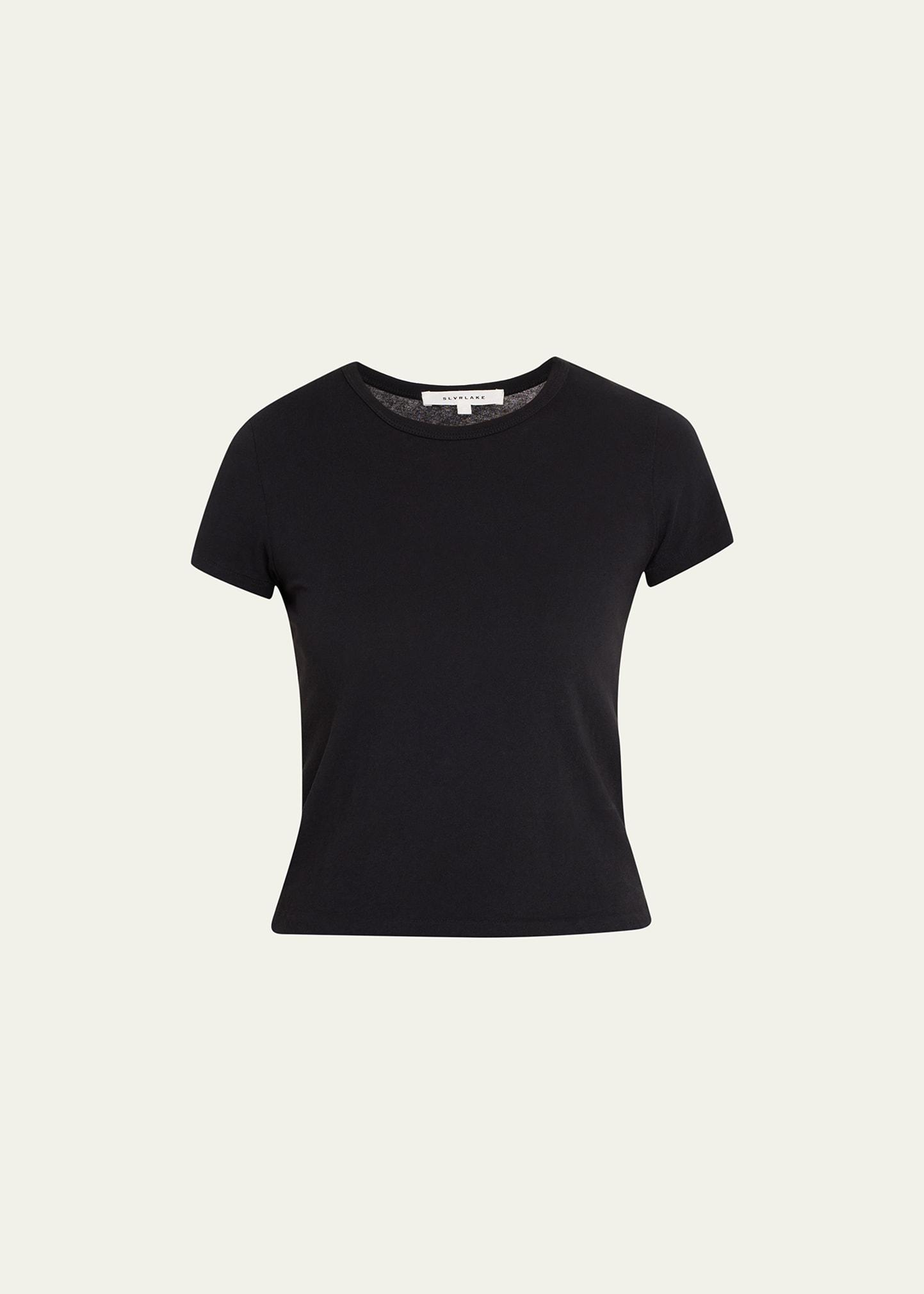 fitted cropped baby tee