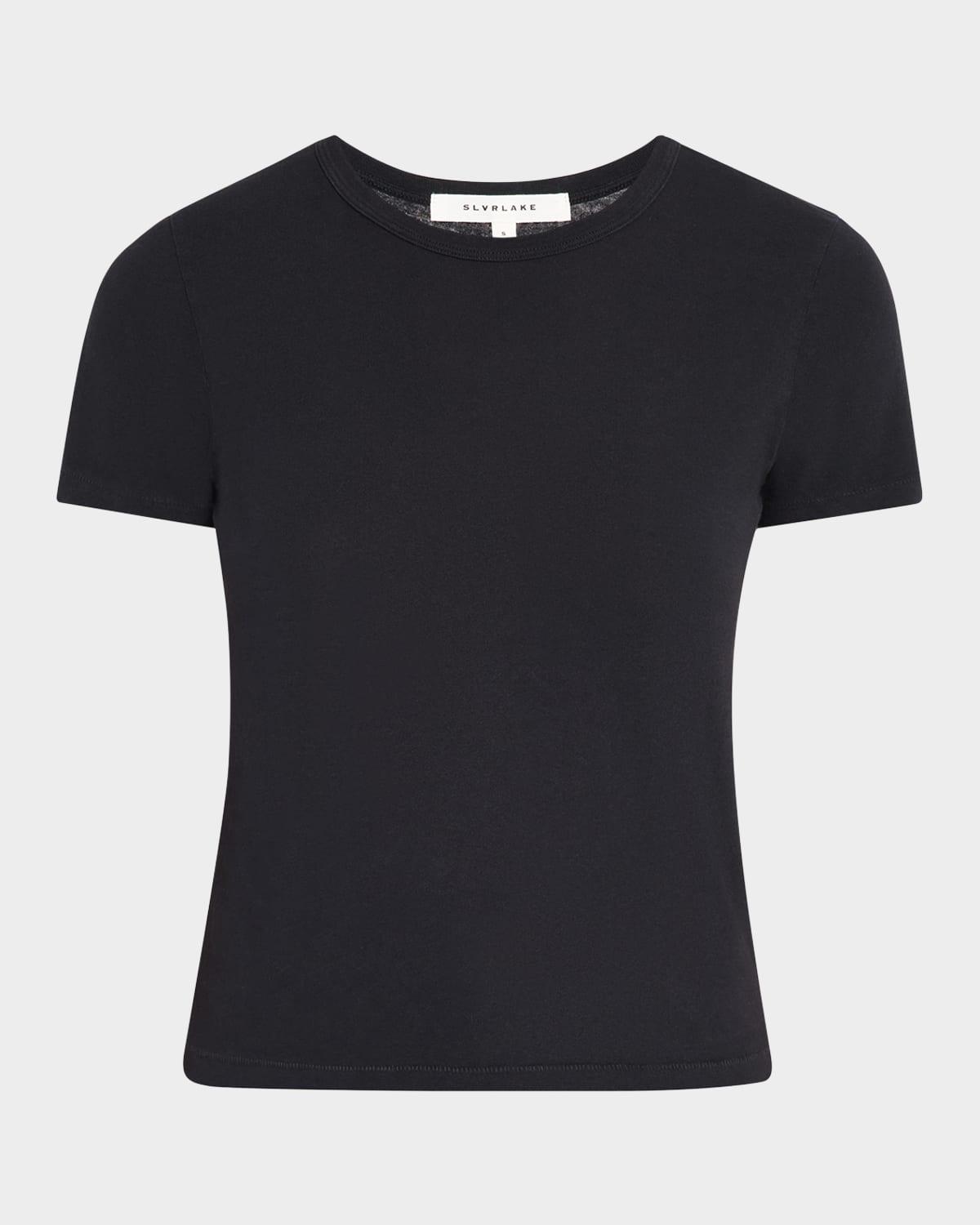 fitted cropped baby tee