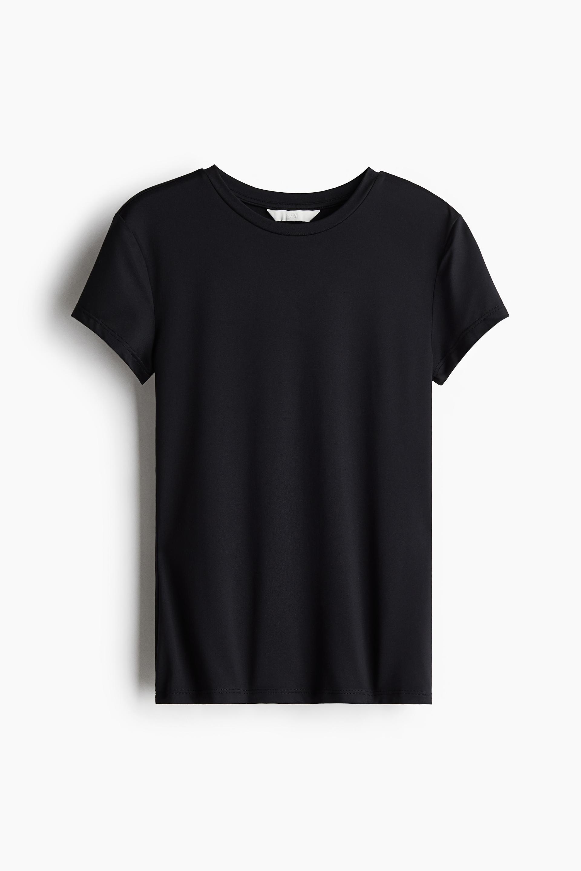 fitted microfiber t-shirt