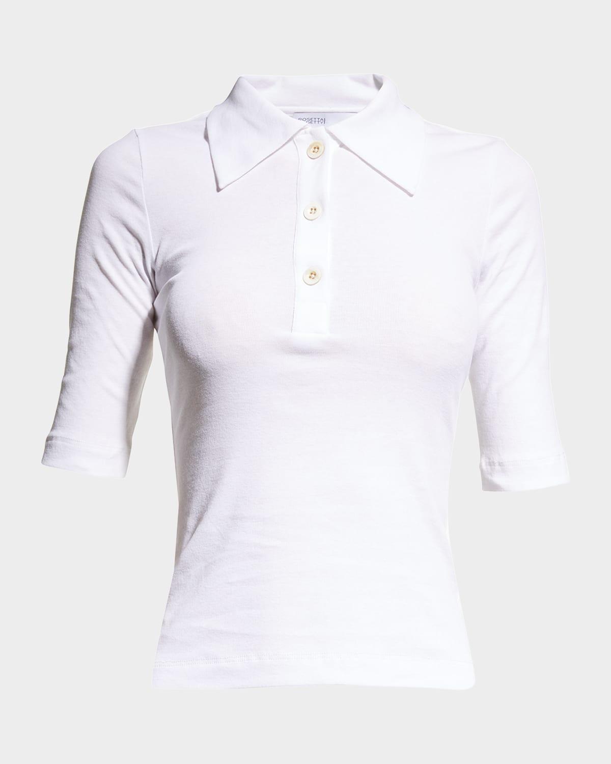 fitted polo t-shirt