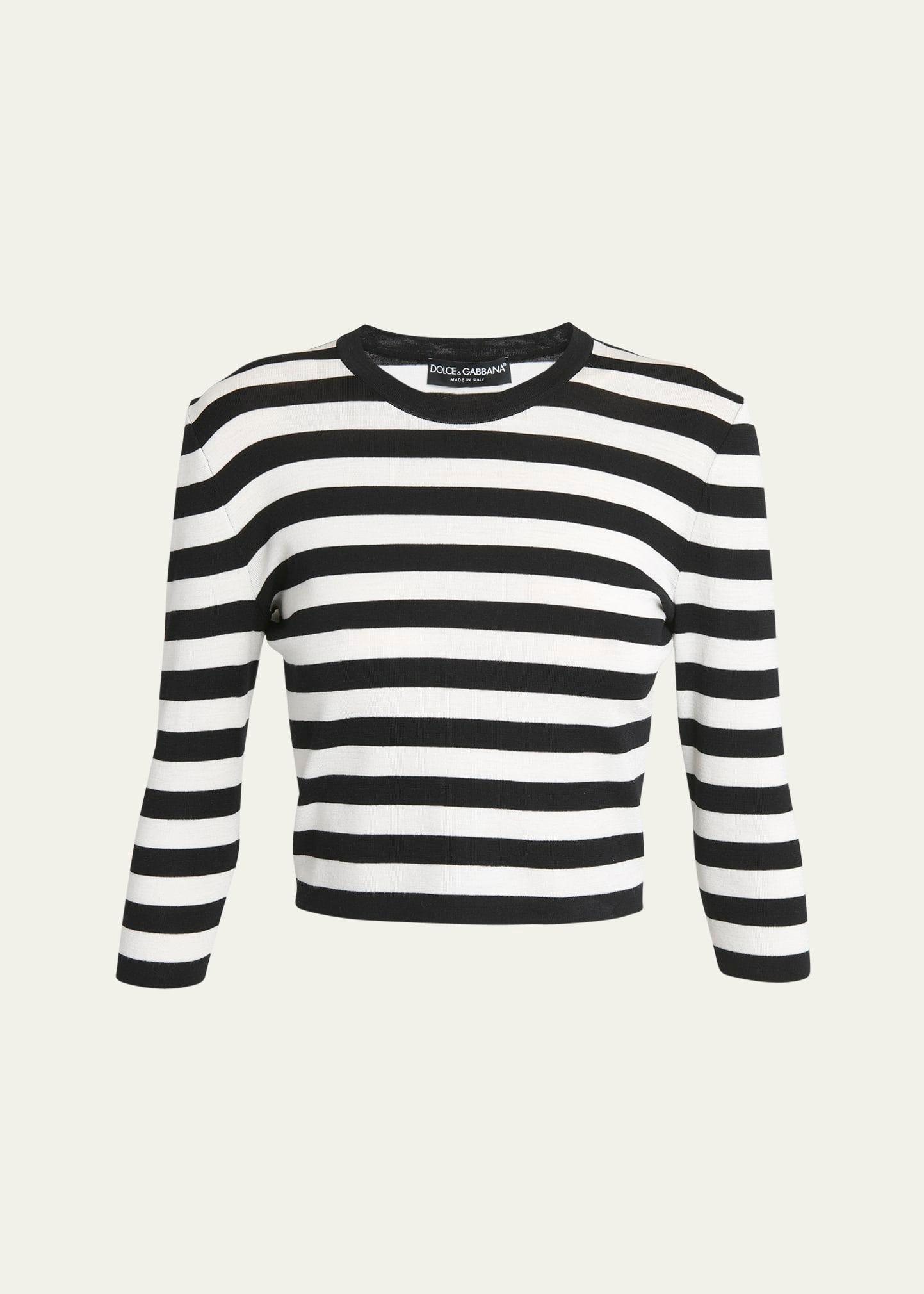 fitted stripe top