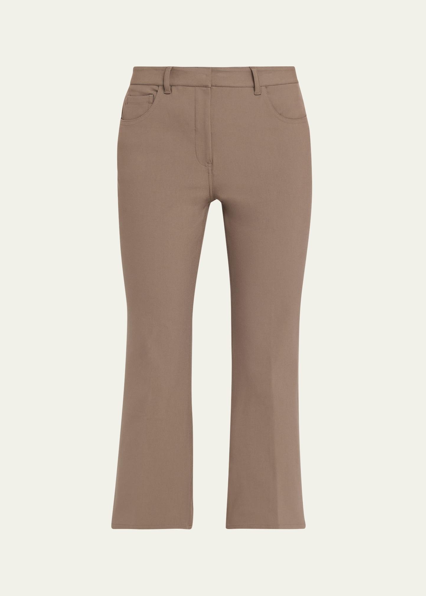 five-pocket kick flare pants