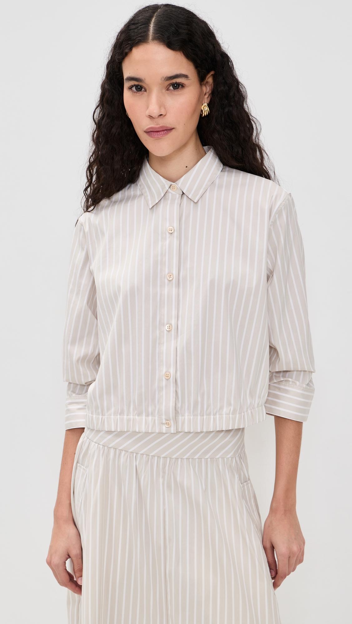 fixed sleeve button up