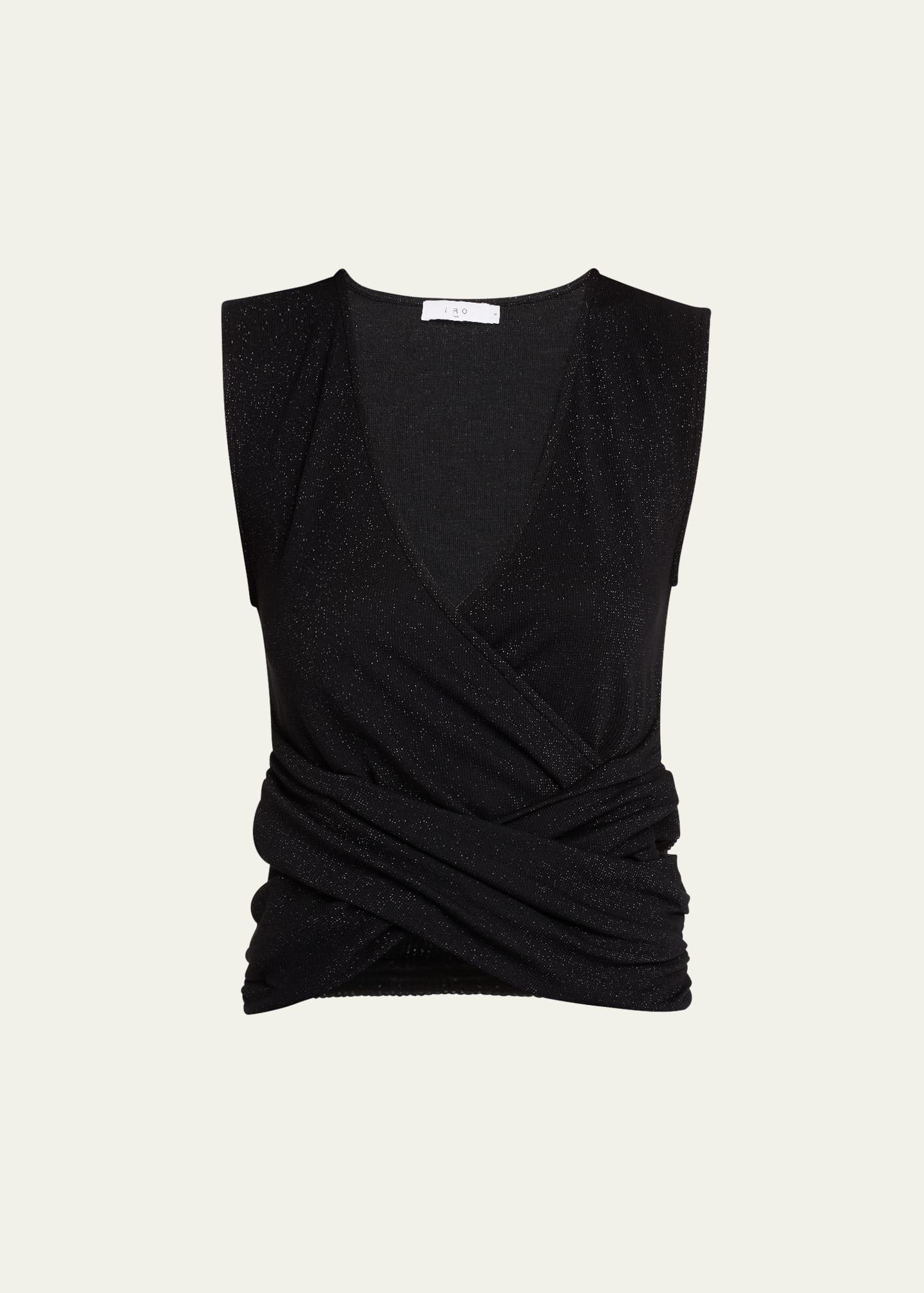 fizou sparkly sleeveless top