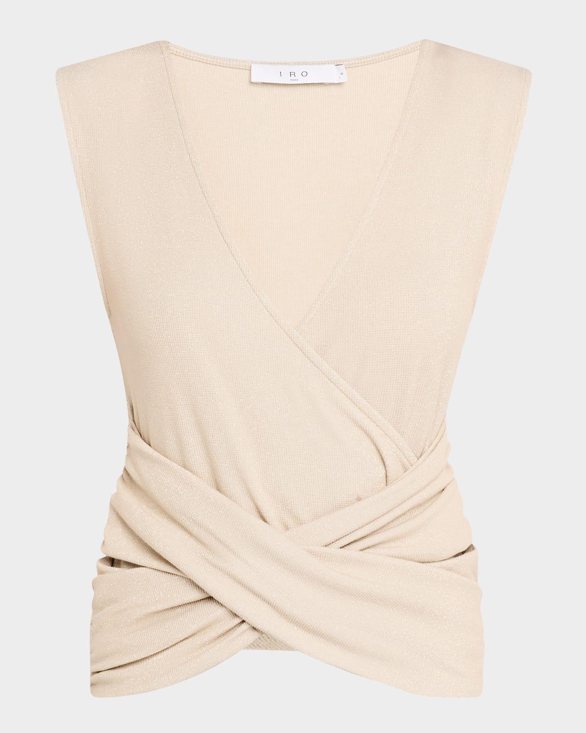 fizou sparkly sleeveless top