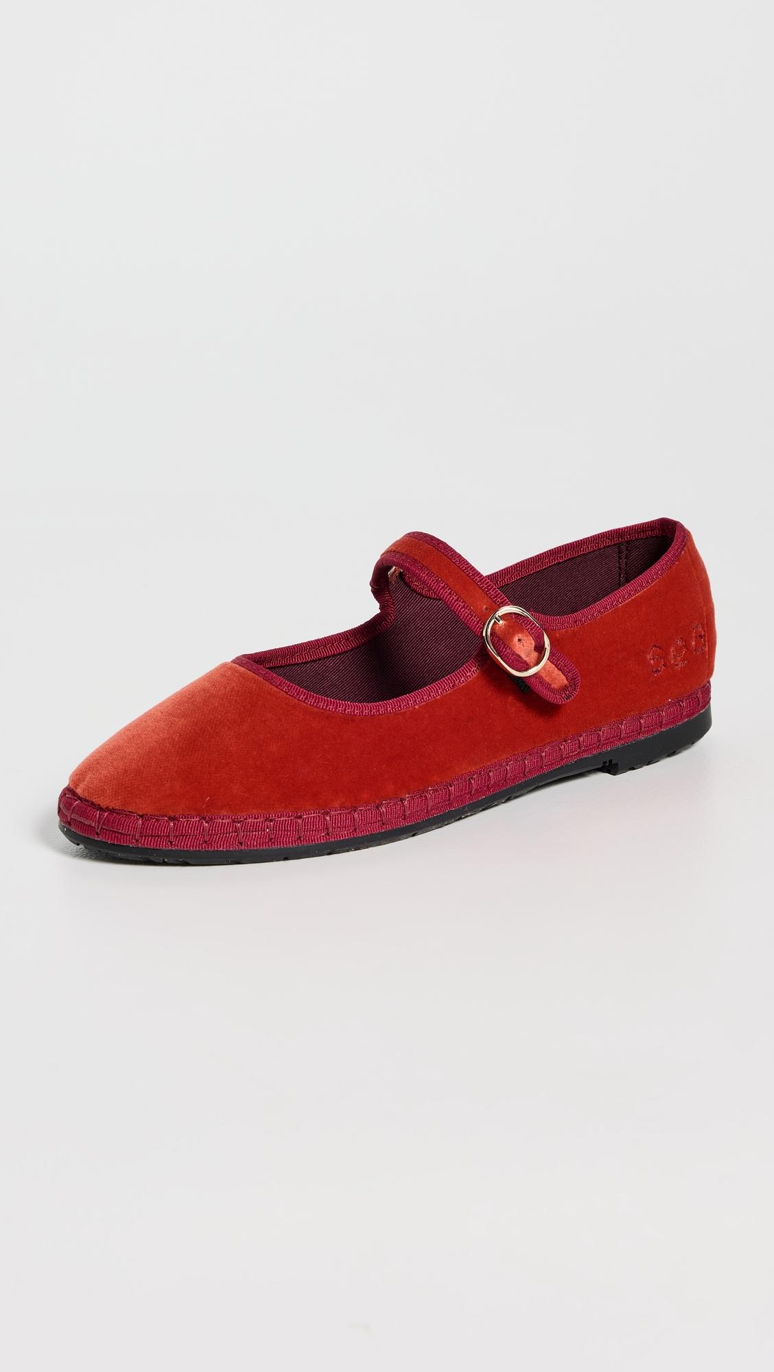 flabelus x sea nyc terracota mary jane flats