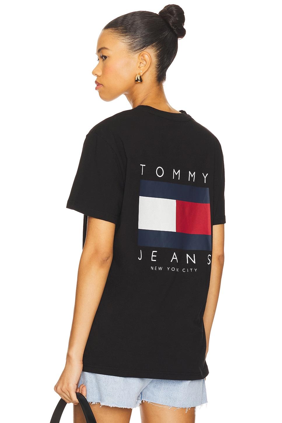 flag graphic backprint tee