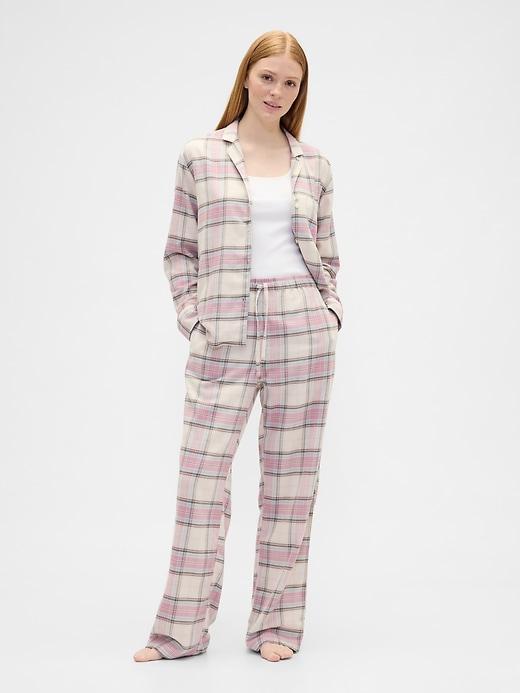 flannel pull-on pj pants