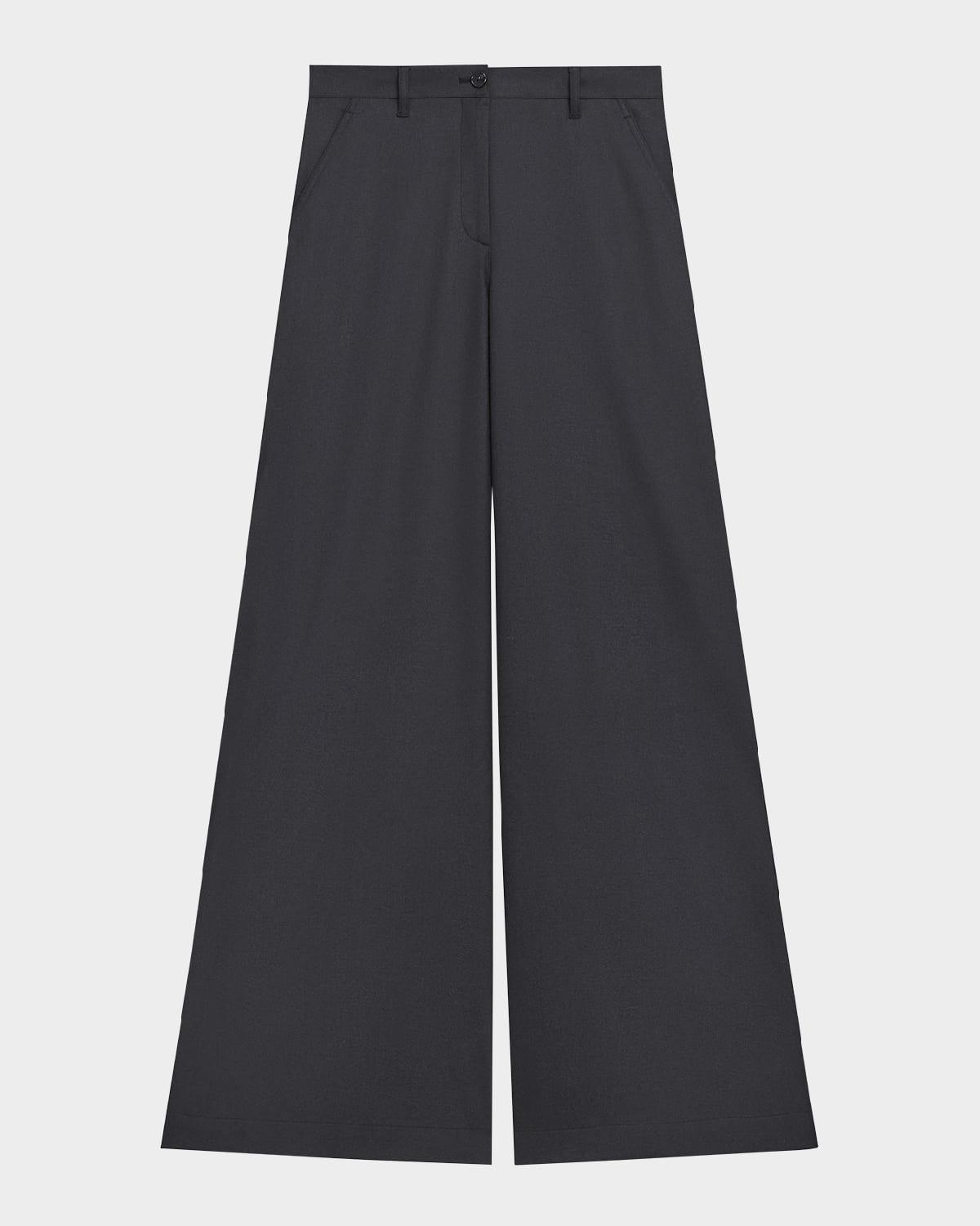 flannel super wide pants