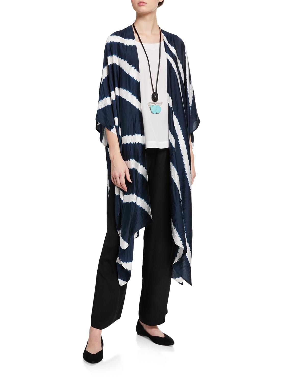 flare wide-leg silk trousers