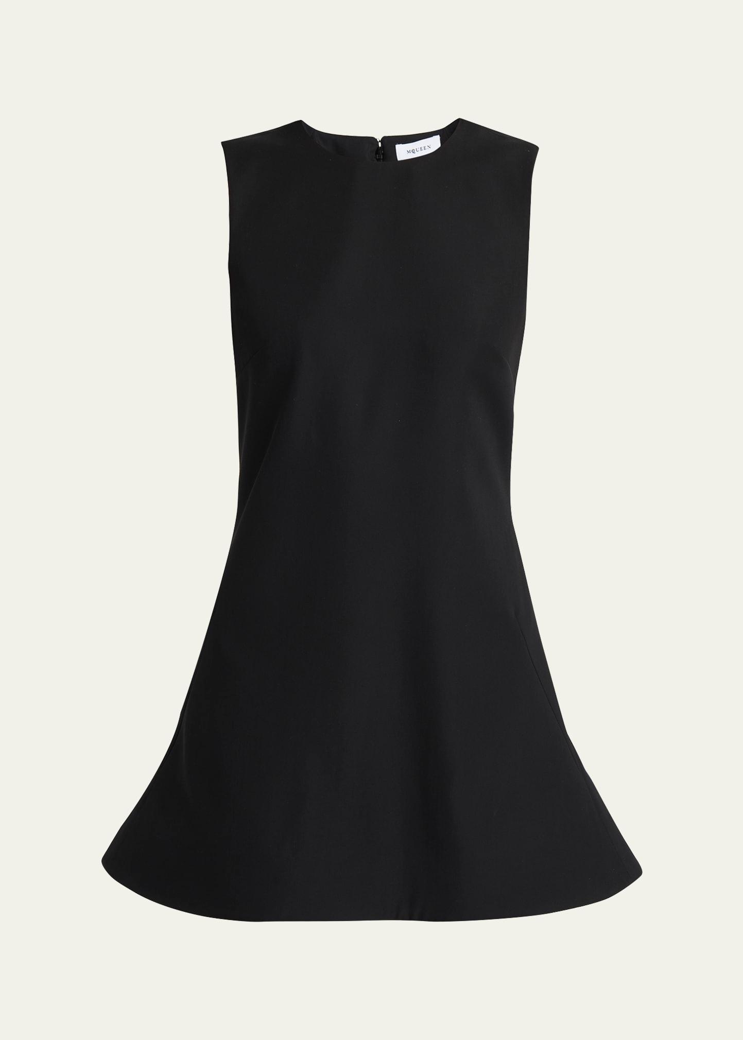 flared a-line sleeveless mini dress