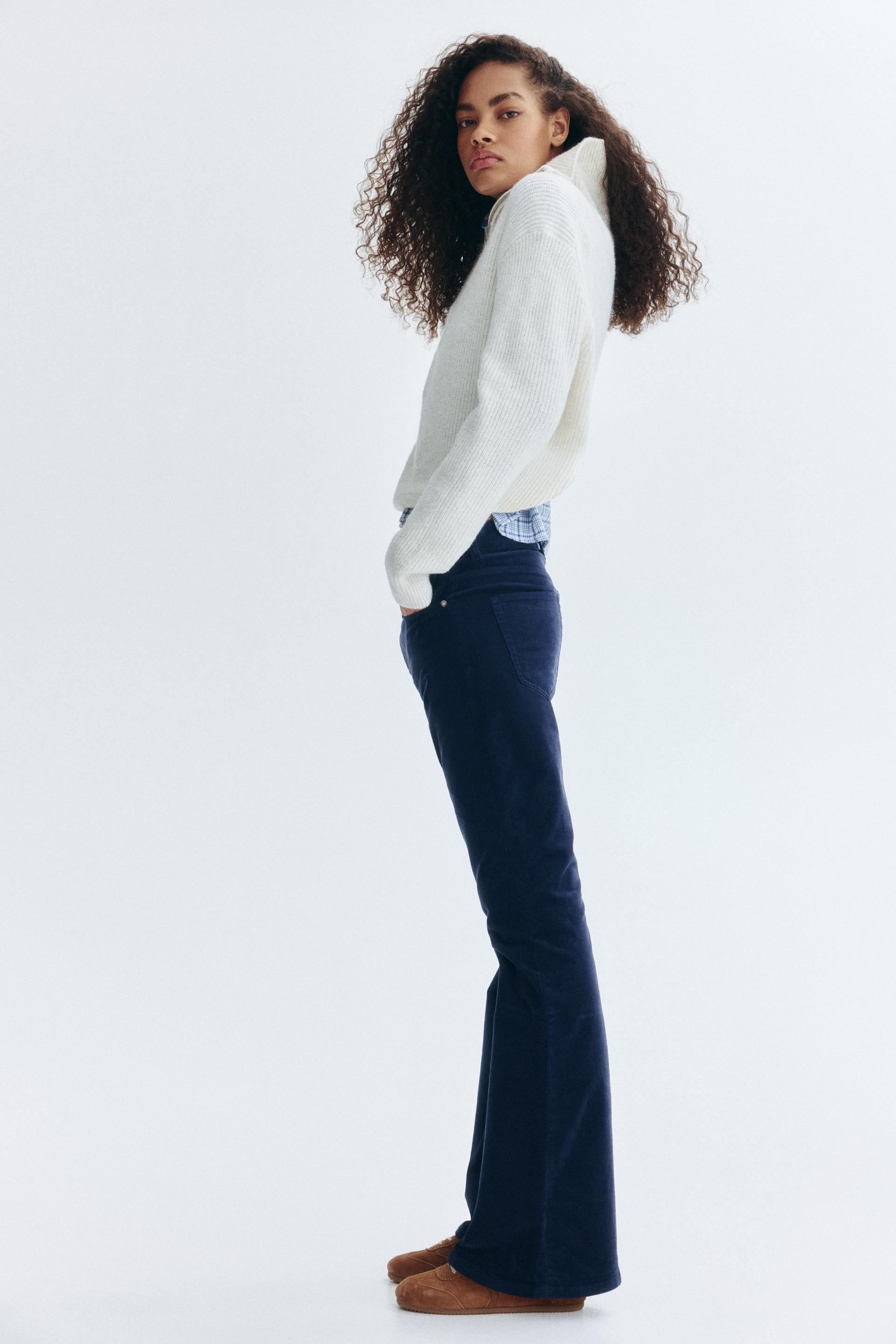 flared corduroy pants