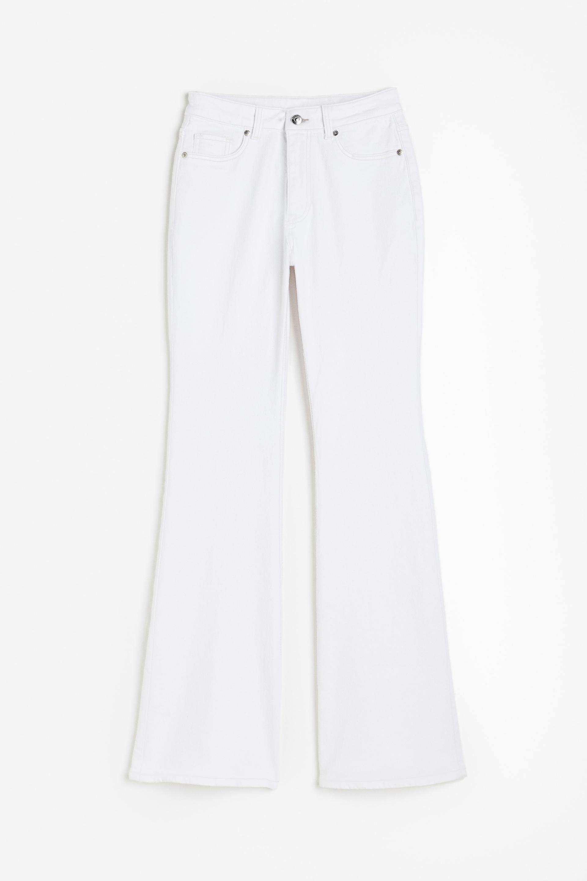 flared high jeans
