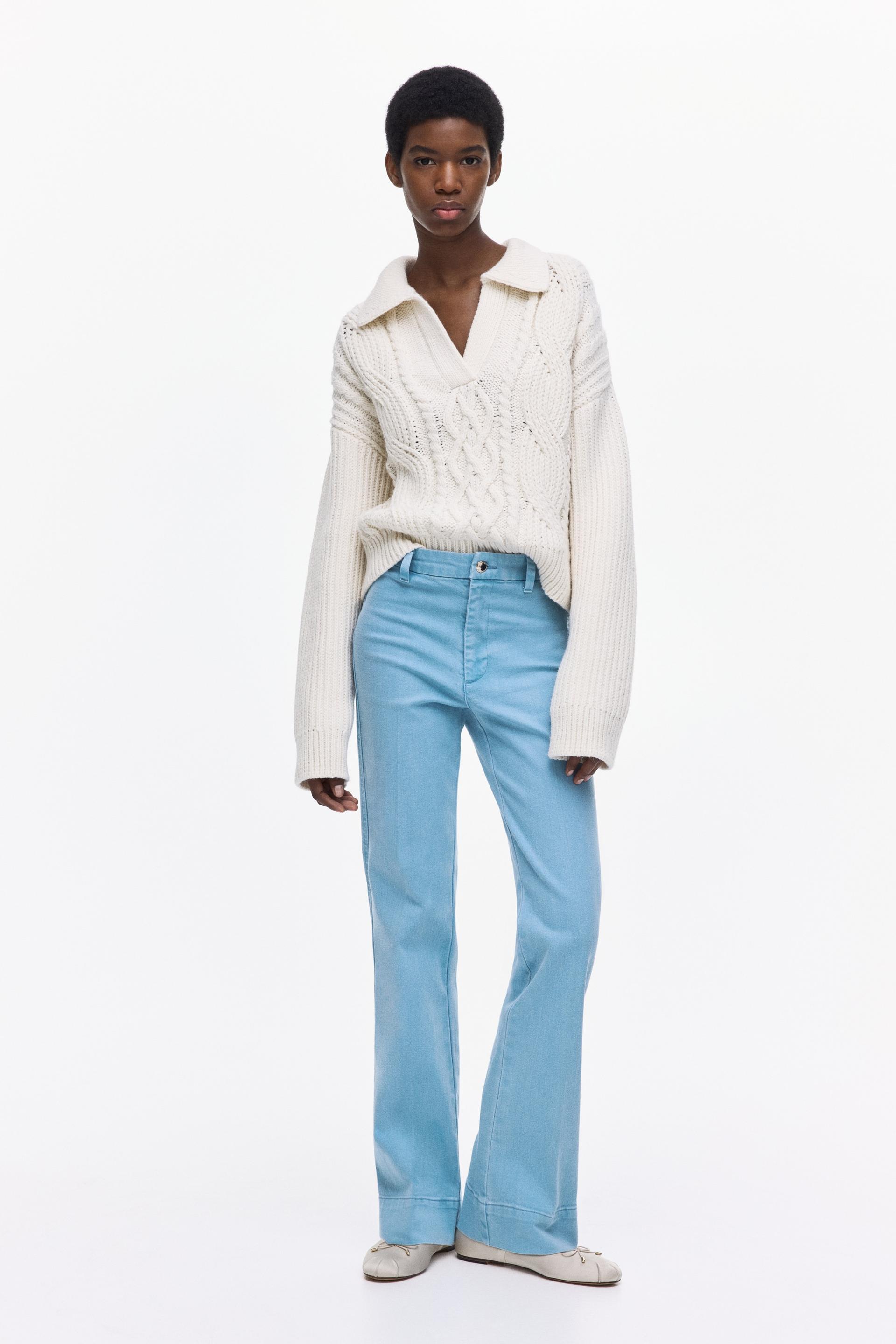 flared high jeans