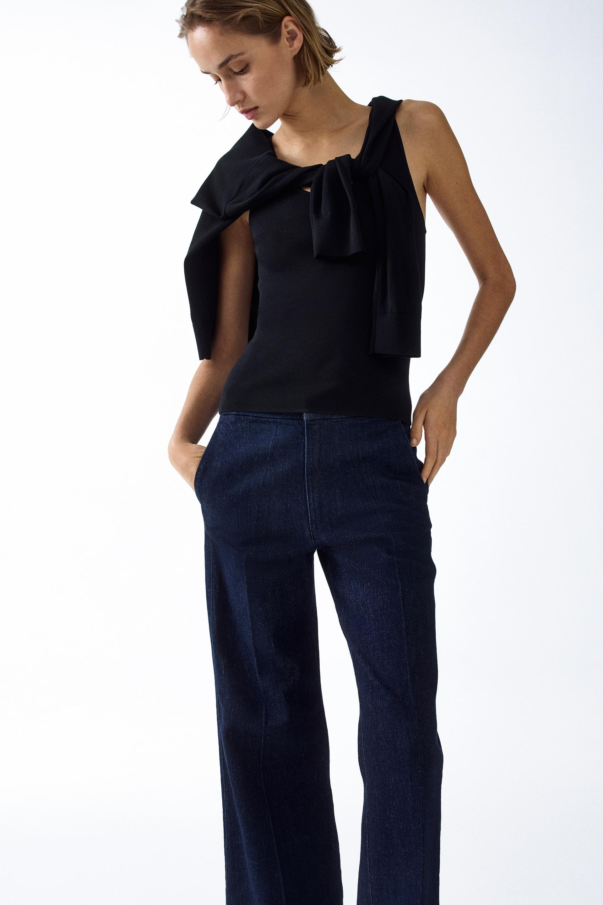 flared high jeans
