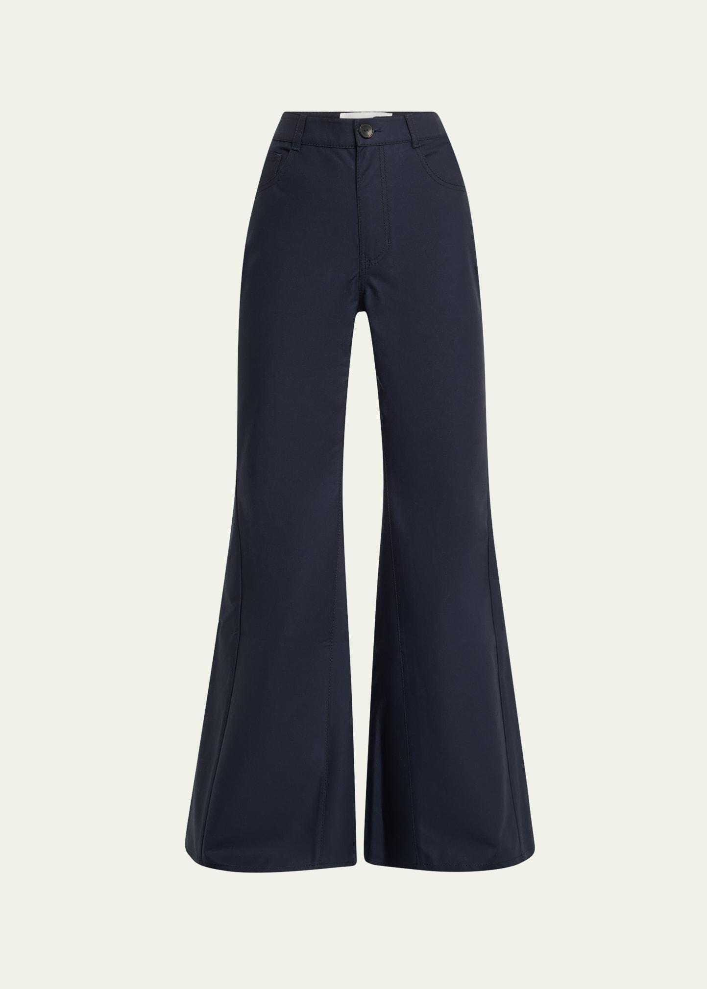 flared high waist pants