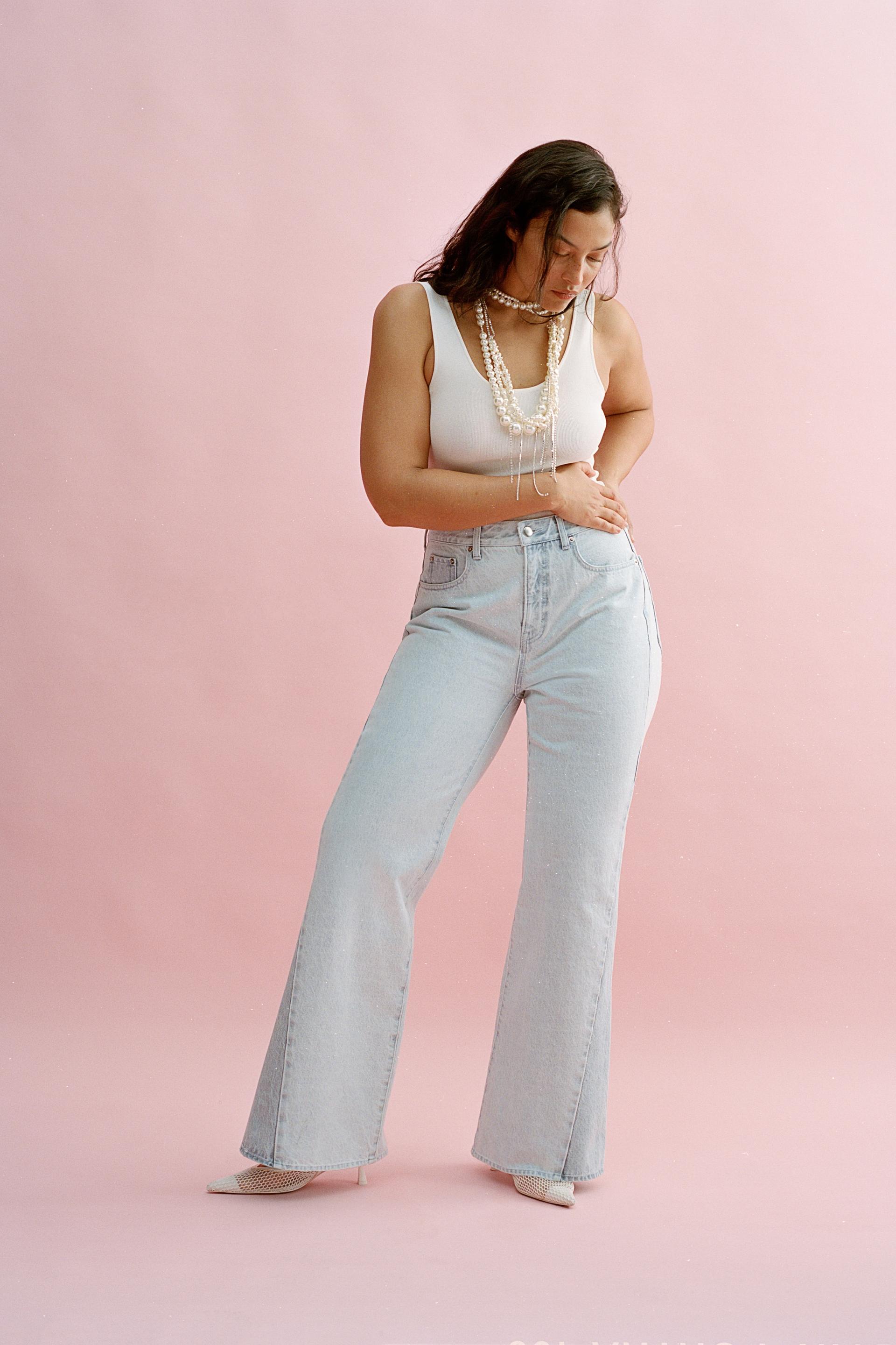 flared jeans