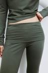 flared jersey pants