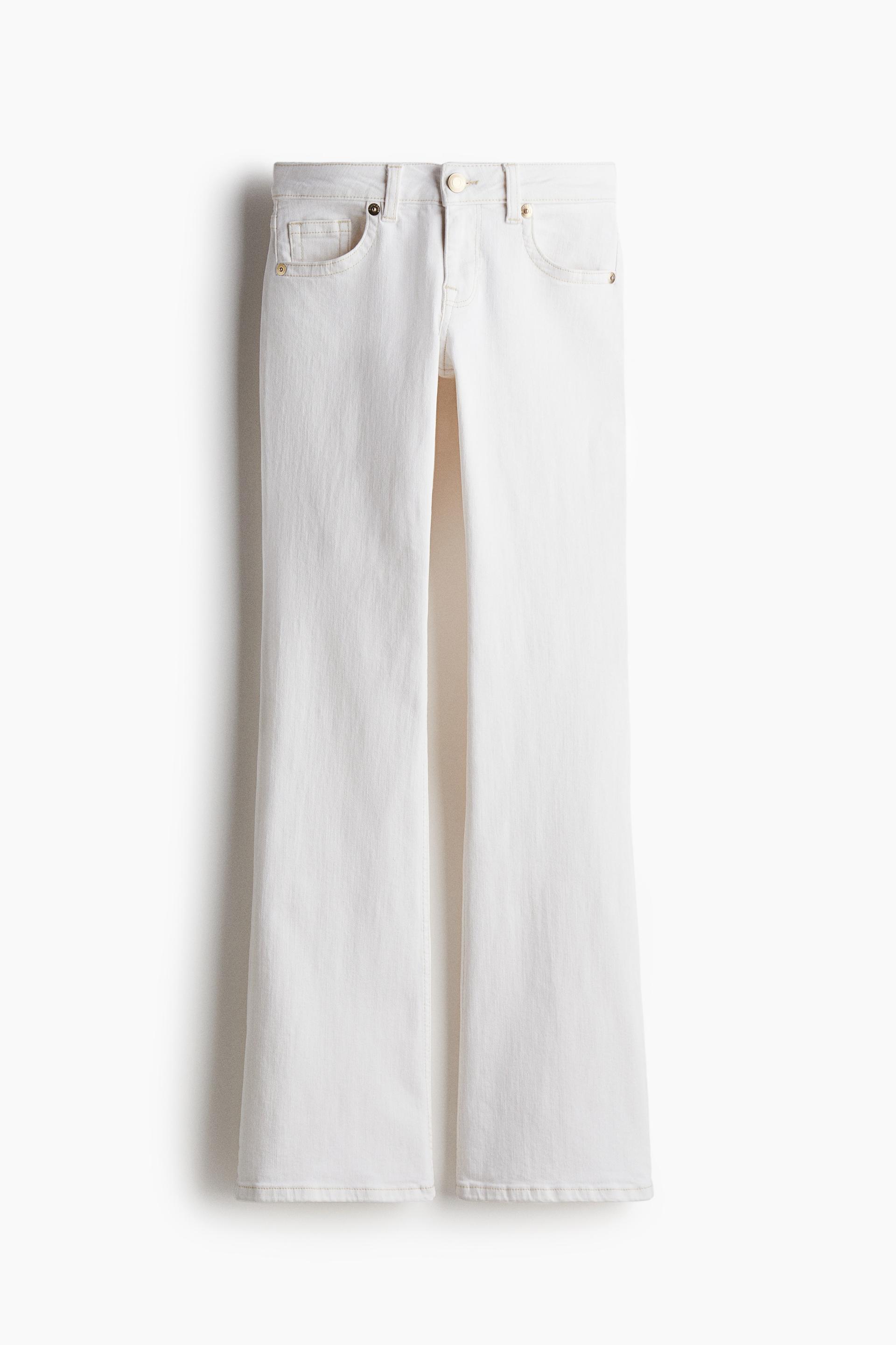 flared low jeans