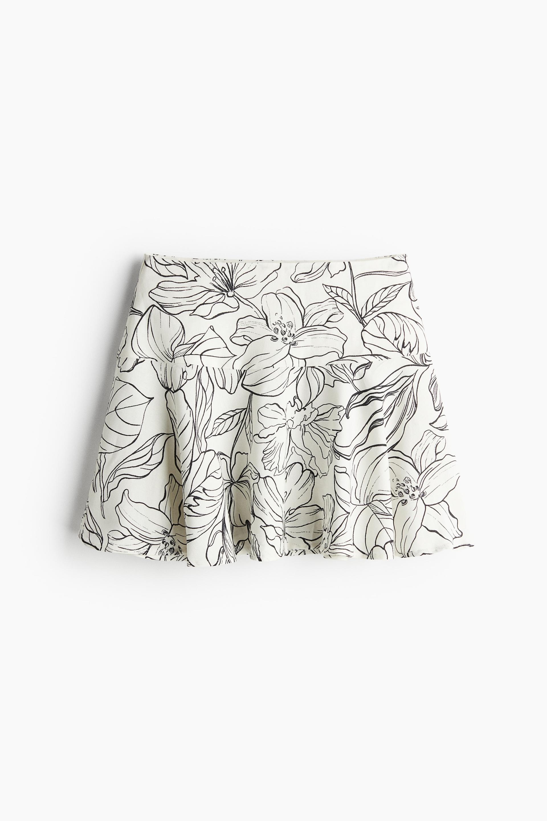 flared mini skirt