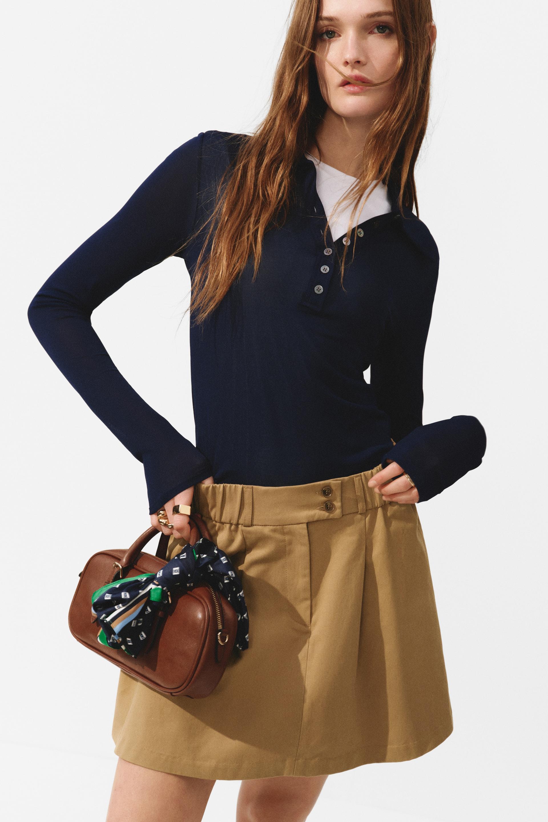 flared mini skirt