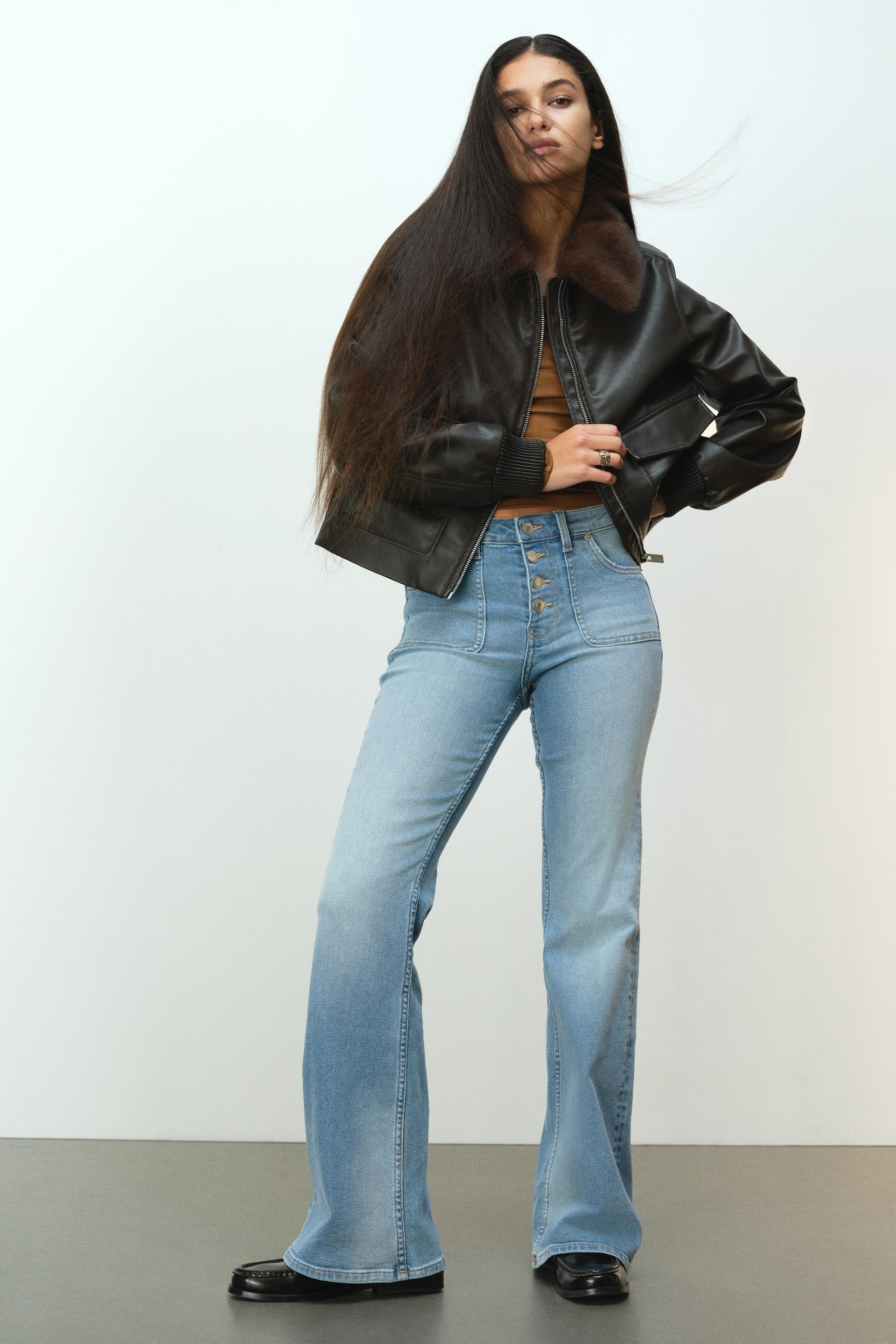 flared regular jeans