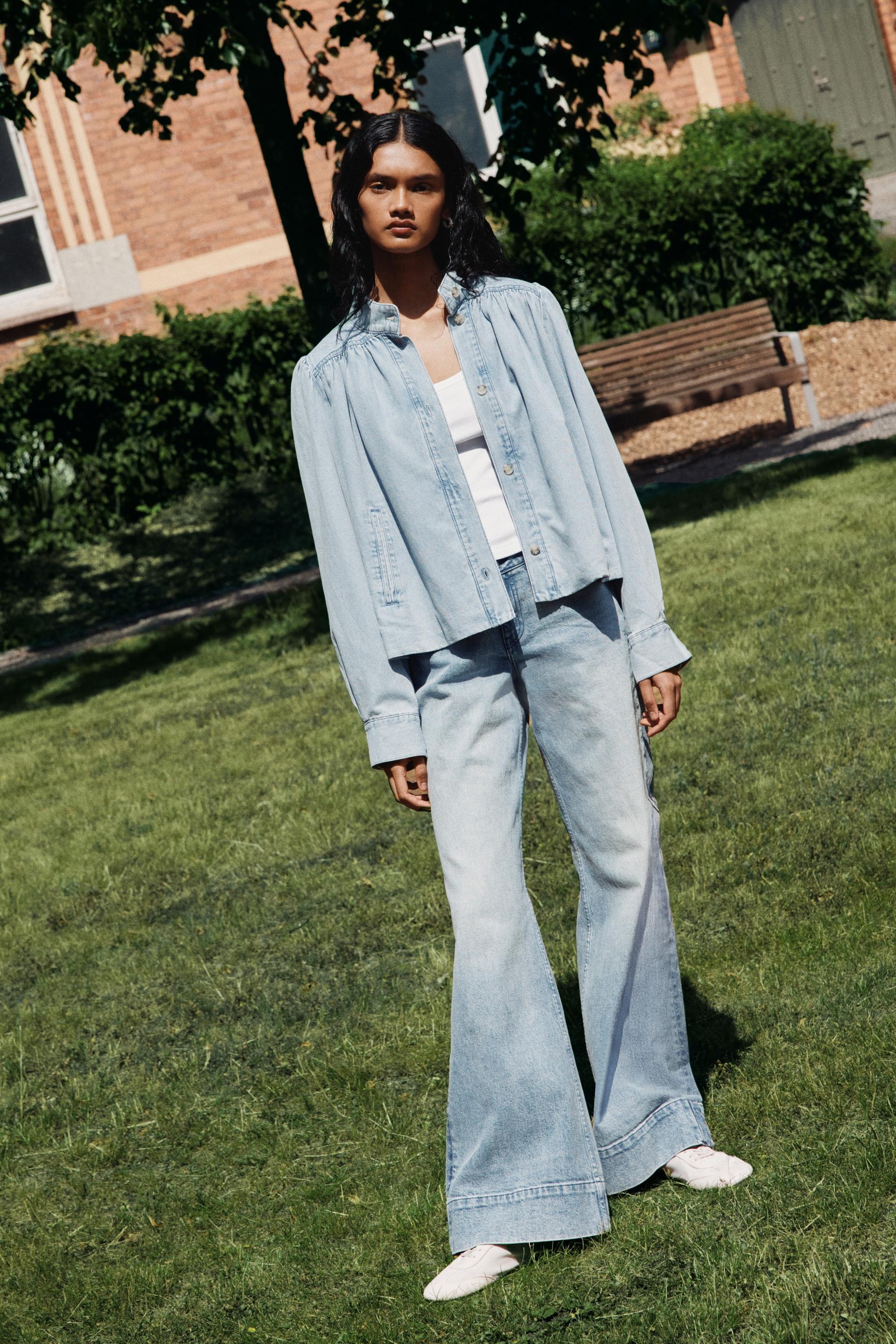 flared regular jeans