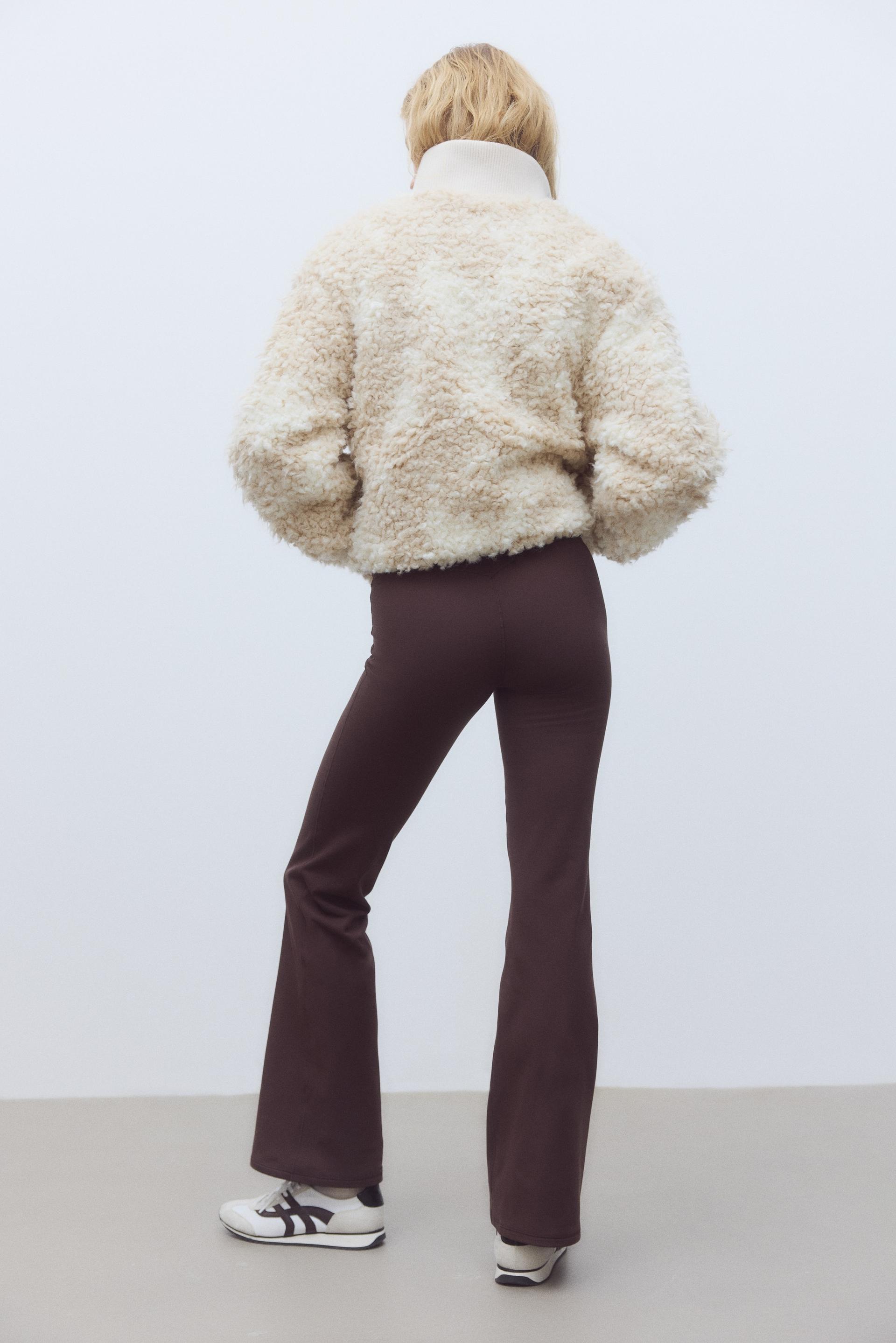 flared sports fleece leggings with softmove™