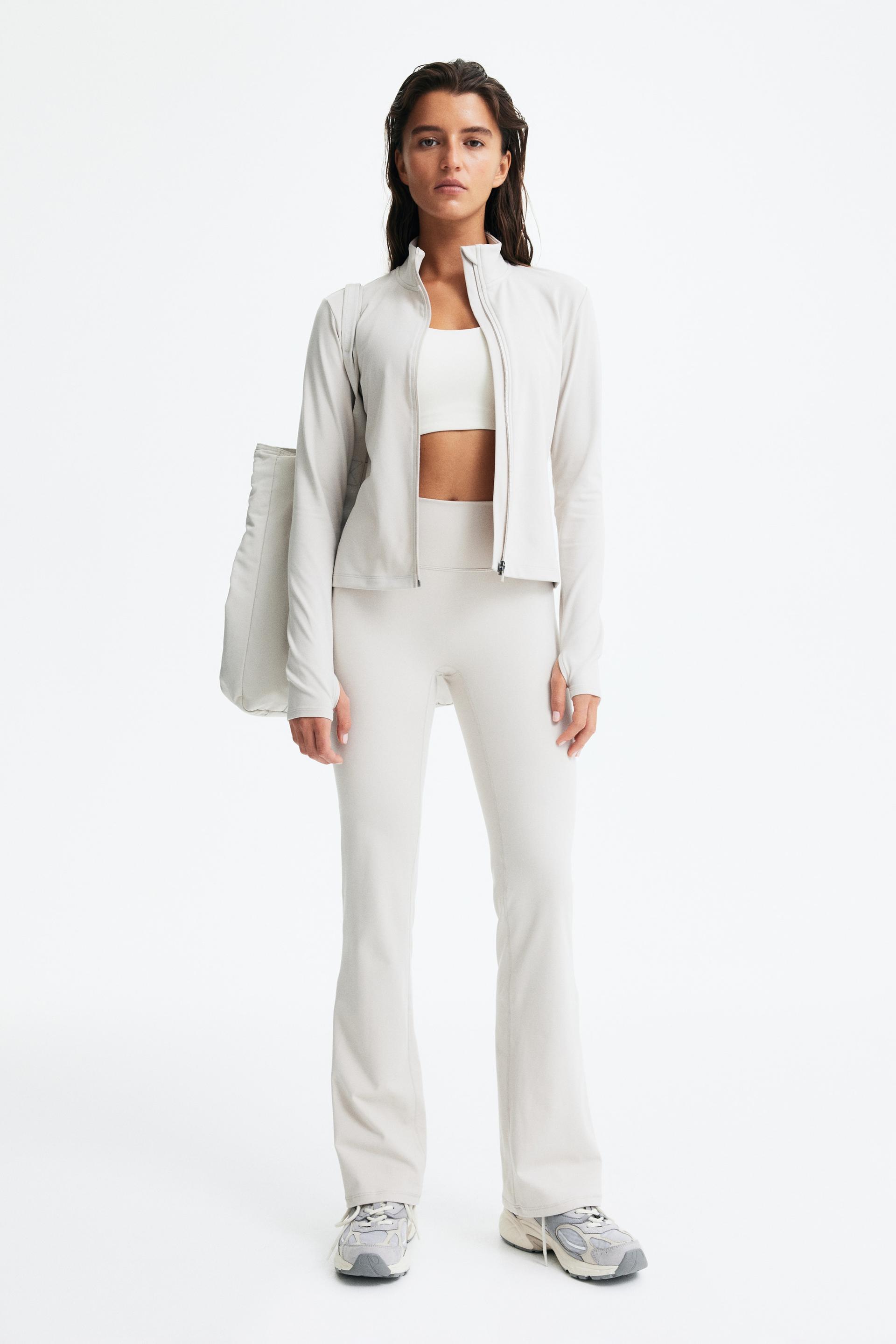 flared sports leggings with softmove™