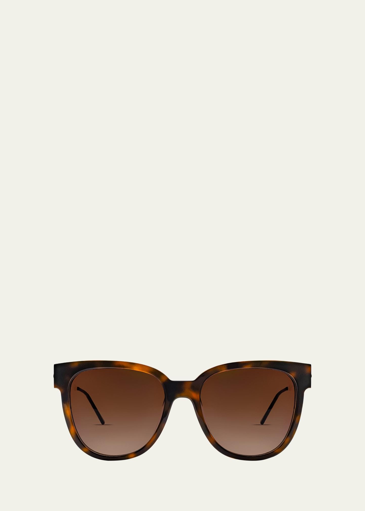 flashy acetate square sunglasses