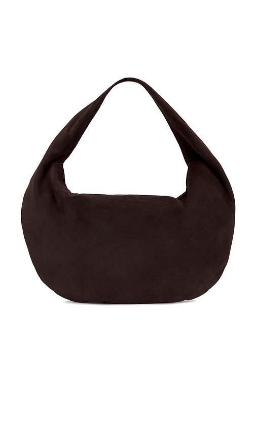 flattered alva shoulder bag in chocolate.