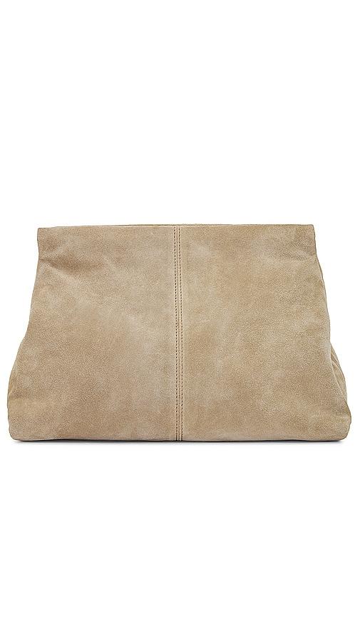 flattered clay bag in tan.