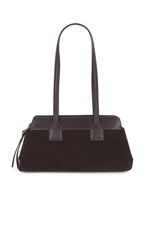 flattered greta shoulder bag in brown.