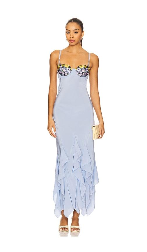 fleur du mal eden gown in baby blue.