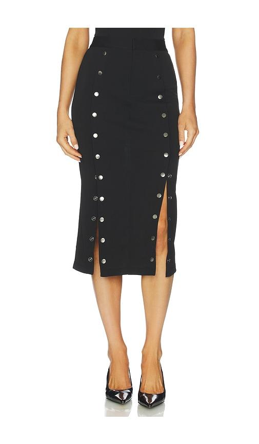 fleur du mal hannah undo me skirt in black.