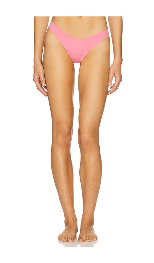 fleur du mal le stretch thong in pink.
