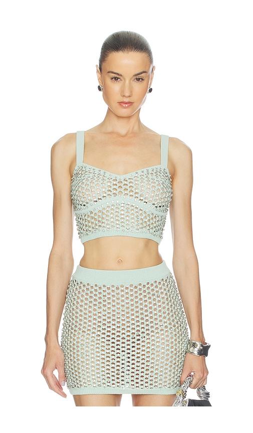 fleur du mal spotlight bralette in mint.
