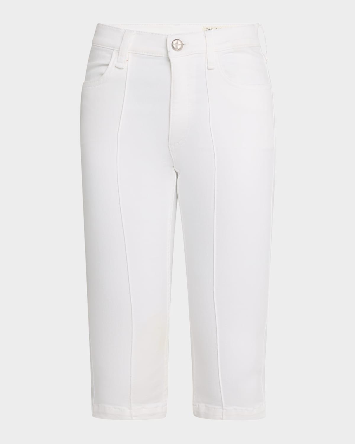 flexi kit mid-rise capri jeans