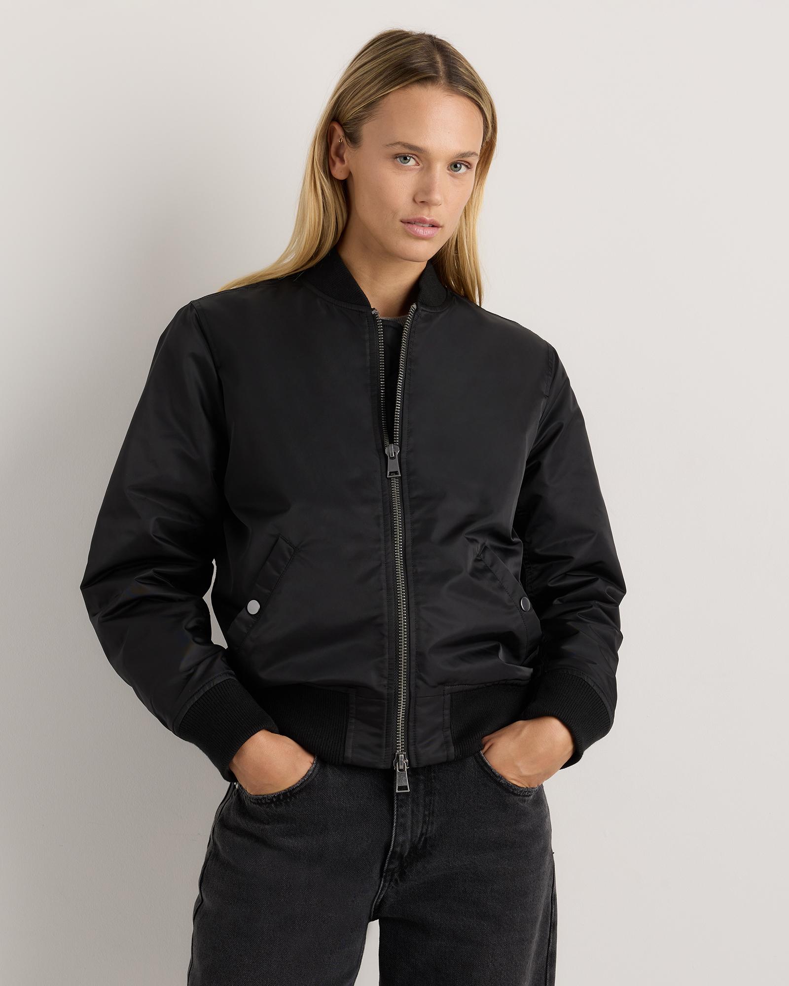 flight nylon bomber jacket