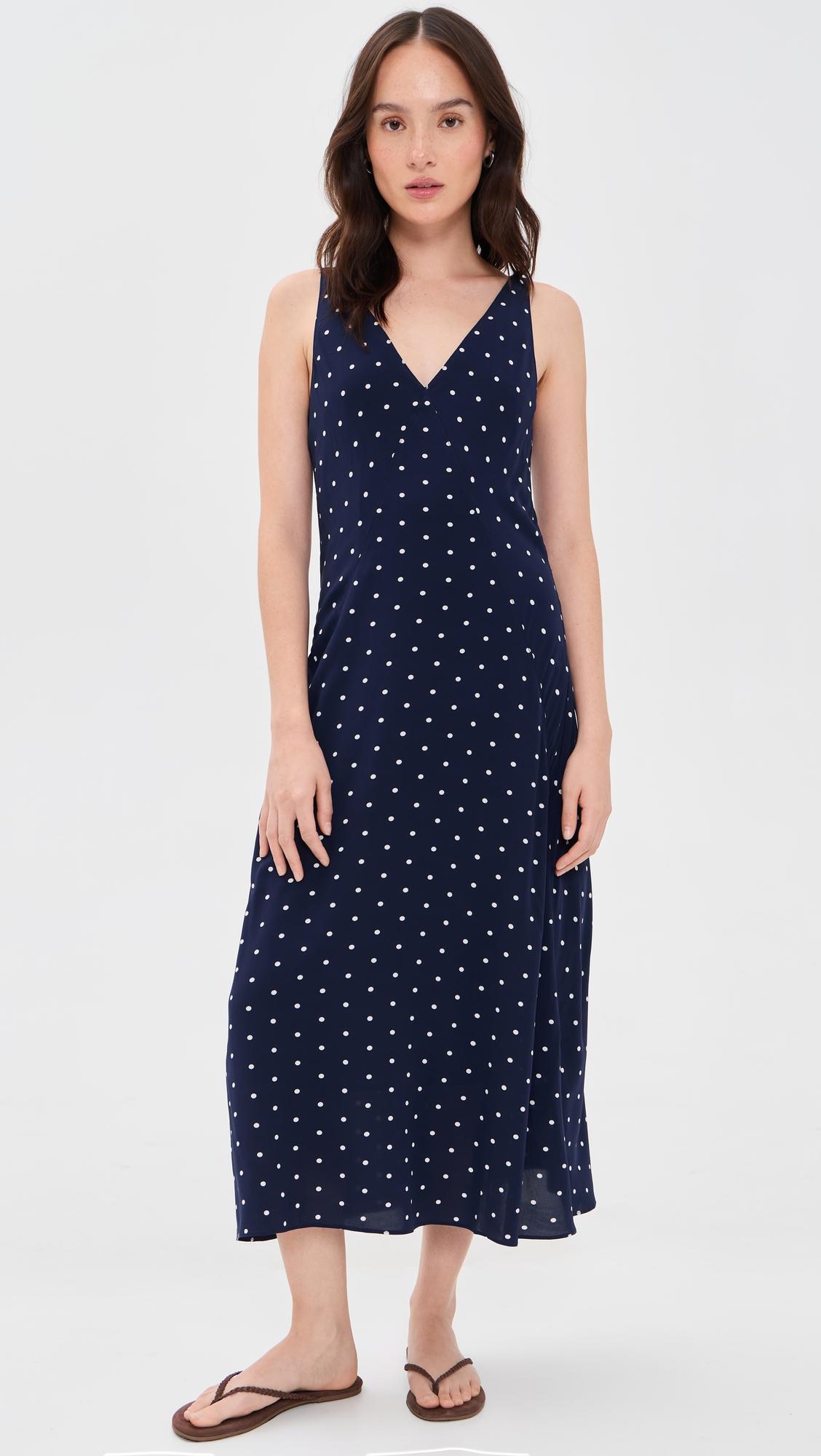flora dress in dot
