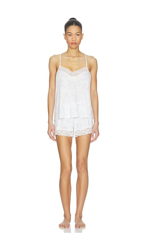 flora nikrooz eloise pajama set in baby blue.