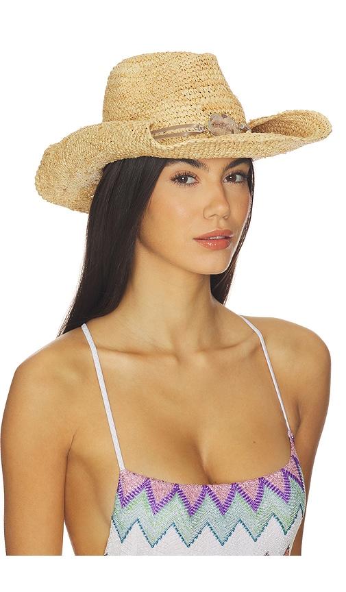 florabella kelli cowboy hat in neutral.