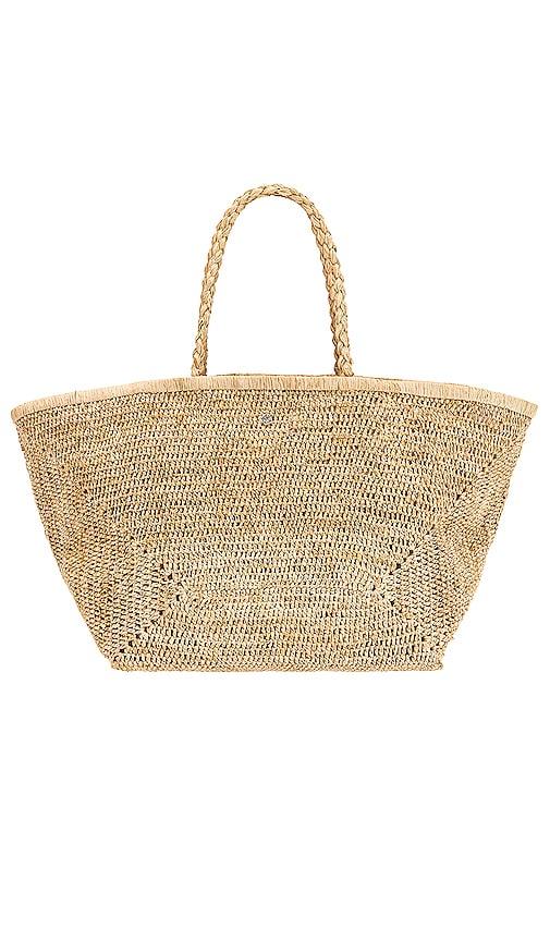 florabella vallejo tote in tan.