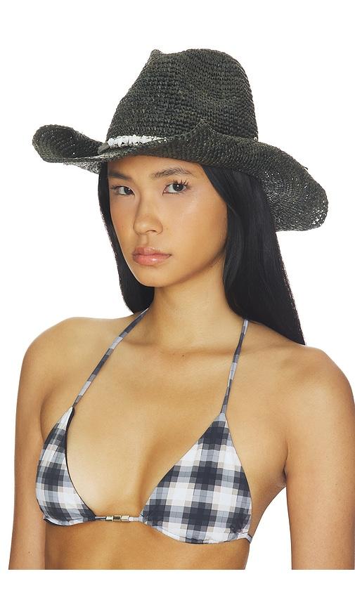 florabella zahara cowboy hat in grey.