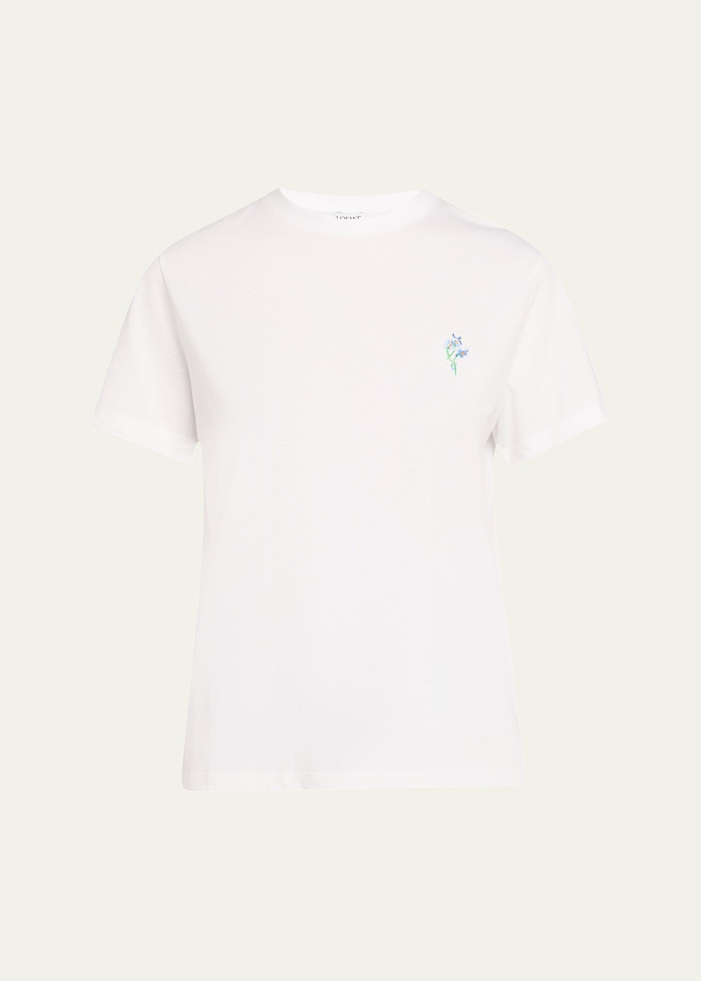 floral anagram short-sleeve t-shirt