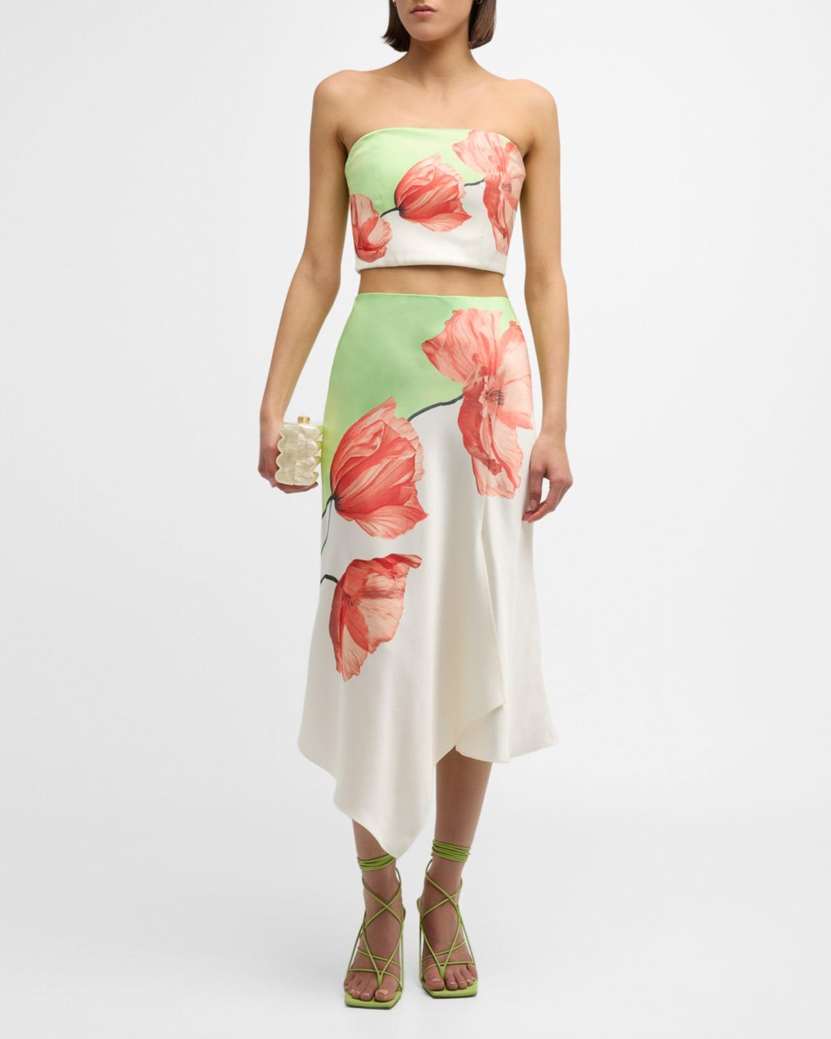 floral ceresi bandeau top