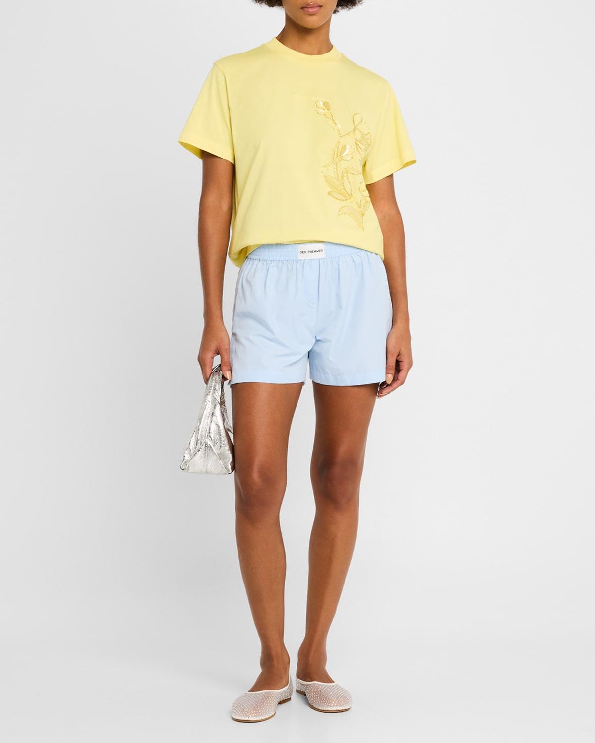floral crystal t-shirt