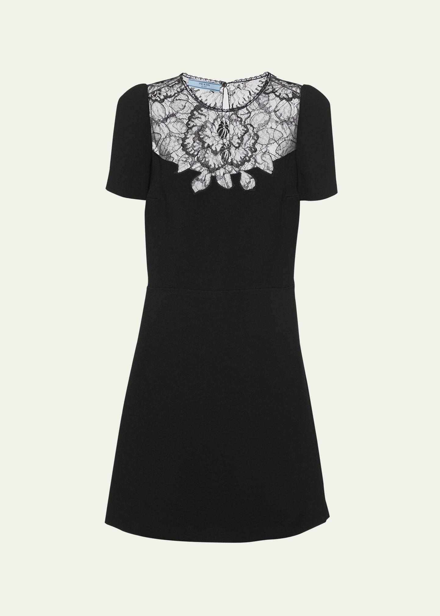 floral lace cady mini dress